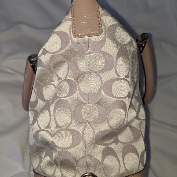 Coach Ashley Signature Sateen Satchel Bag - Picture 6 of 16